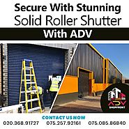 Secure With Stunning Solid Roller Shutter With ADV