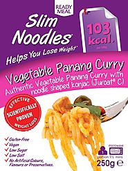 Buy Vegetable Panang Curry with Slim Konjac Noodles At An £4.99 From Eat Water