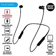 Leaf Studios Wireless Bluetooth Earphones - A Perfect Partner for Travel & Gym