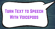 Free Technology for Teachers: VoicePods Adds a Multiple Voice Option