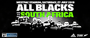 All Blacks vs South Africa Investec Rugby Championship 2019 July 27