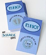 Baby Shower Scratch Off Game Cards - My Scratch Offs