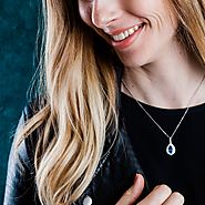 The Wanderlust Collection of Gemstone Pendant Necklace Set for Women