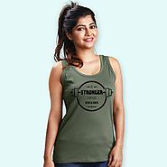 Grab Cool Tank Tops For Women Online India | Beyoung
