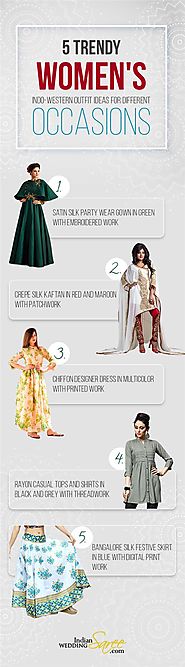 5 Trendy Women's Indo-Western Outfit Ideas