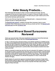 Best mineral sunscreen