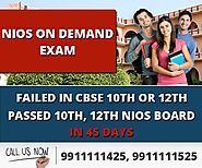 Nios on demand exam 2025 Admission for 10th fail, 12th fail students