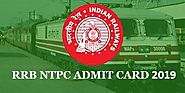 Download RRB Chandigarh NTPC Admit Card/Hall Ticket 2019 for CBT1