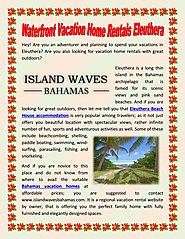 Waterfront Vacation home rentals Eleuthera