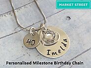 Personalised Milestone Birthday Chain - Market Street