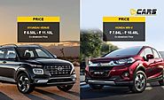 Hyundai Venue vs Honda WR-V: Price & Specs Comparison