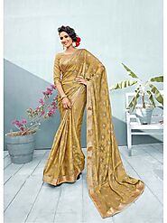 Traditional Party Wear Saree to Glam Up Your Look
