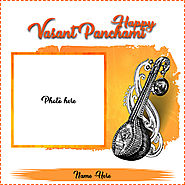 Vasant Panchami Wishes Card Photos Frames With Name