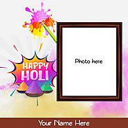 happy holi 2020 image with name and photo