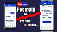 How to Convert Jio Postpaid to Prepaid Online?