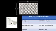Two Rolls - 11.5"x16" Air Bubble Wrap HDPE Film for COME Air Pack 1000 – Commercial Office Machinery and Equipment