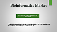 Website at http://www.cleevenews.co.uk/2019/11/20/bioinformatics-market-to-expand-at-a-healthy-growth-rate-in-the-com...