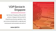 VOIP Service in Singapore - SIPTEL