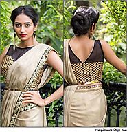 pattu saree blouse designs catalogue