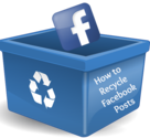16. Recycle Facebook posts in different formats: links, images or just text.