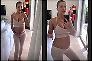 Amy Jackson Flaunting Her Baby Bump in Skimpy Outfit