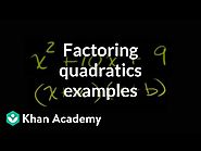 Factoring quadratic expressions: how to walkthrough (video) | Khan Academy