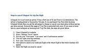 Steps to cancel Allegiant Air trip flex flight.docx | DocDroid