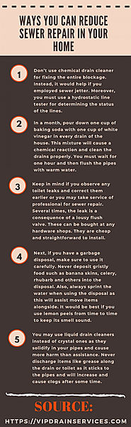 Ways You Can Reduce Sewer Repair in Your Home