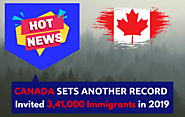 Record-Breaking Invitations by Canada in 2019 - 3,41,000 Candidates Invited