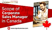 Corporate Sales Manager Demand in Canada