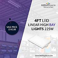 Ultra-Wide Angle Lense 4ft LED Linear High Bay Lights