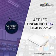 Ideal CRI 4ft LED Linear High Bay Lights