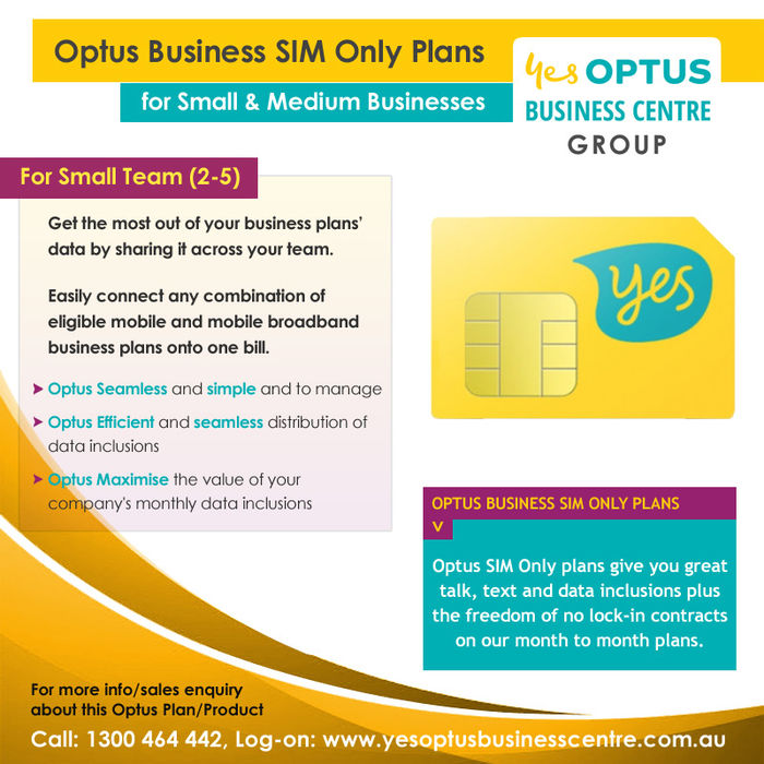 optus business sim plan