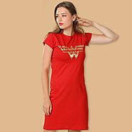 Buy Stylish T-shirt Dress for Girls Online India at Beyoung.