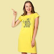 Shop Exclusive T-shirt Dress for Girls Online in India - Beyoung