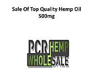 Sale Of Top Quality Hemp Oil 500mg
