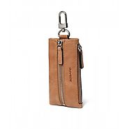 Key Bag Leather zipper Key Bags Holder Organization Hanging Storage