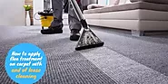 How to apply flea treatment on carpet with end of lease cleaning?