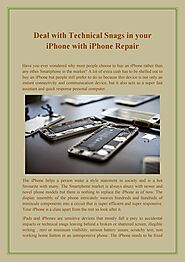 Deal with Technical Snags in your iPhone with iPhone Repair