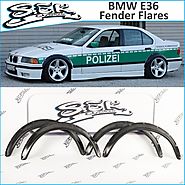 BMW E36 Fender flares set 60 mm / 2.4 Inch wide