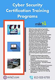 Learn Basic to Advanced Cyber Security in Mile2 Training Programs