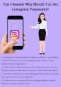 Top 5 Reason Why Should You Get Instagram Comments?