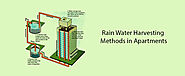 Top Rain Water Harvesting Methods in Apartments to Consider