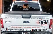 Pickup the Best Truck Advertising Wraps At Sign Source Solutions