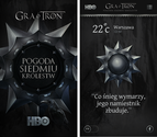 HBO z mobilną aplikacją pogodową dla fanów "Gry o tron"