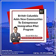 Changes in British Columbia’s Entrepreneur Immigration Pilot Program