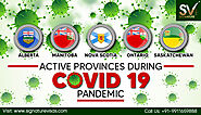 Active Provinces During COVID-19 Pandemic
