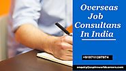 Abroad Job Consultancy in Delhi | Overseas Job Consultants In India