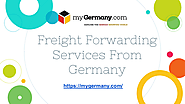 Freight Forwarding Services From Germany | edocr