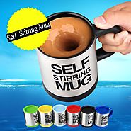 Best 400 ml Self Stirring Mug for Coffee & Drinks - Online Bazaar